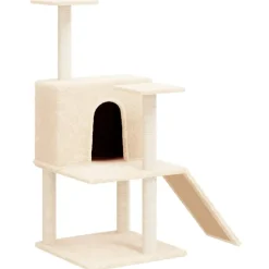 Maison Exclusive - Arbre à chat avec griffoirs en sisal crème 109 cm Hot