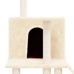 Maison Exclusive Arbres À Chat Et Jouets | - Arbre à chat avec griffoirs en sisal gris foncé 199 cm