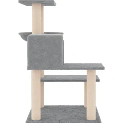 Maison Exclusive - Arbre à chat avec griffoirs en sisal gris clair 82,5 cm New