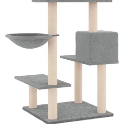 Maison Exclusive - Arbre à chat avec griffoirs en sisal gris clair 82,5 cm New