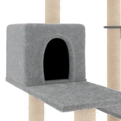 Maison Exclusive - Arbre à chat avec griffoirs en sisal gris clair 82,5 cm New