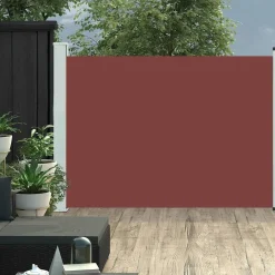 Maison Exclusive Parasols, Voiles D’Ombrage | - Auvent latéral rétractable de patio 120x500 cm marron