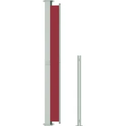 Maison Exclusive - Auvent latéral rétractable de patio 200x300 cm rouge Best