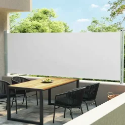 Maison Exclusive - Auvent latéral rétractable de patio 600x160 cm crème Sale