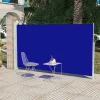 Maison Exclusive - Auvent latéral rétractable de patio 160x300 cm bleu Outlet