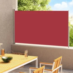 Maison Exclusive Parasols, Voiles D’Ombrage | - Auvent latéral rétractable de patio 220x300 cm rouge