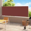 Maison Exclusive Parasols, Voiles D’Ombrage | - Auvent latéral rétractable de patio 160x500 cm bleu
