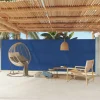 Maison Exclusive - Auvent latéral rétractable de patio 180x600 cm bleu New