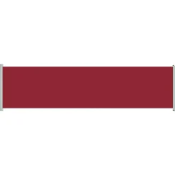 Maison Exclusive - Auvent latéral rétractable de patio 160x600 cm rouge Outlet