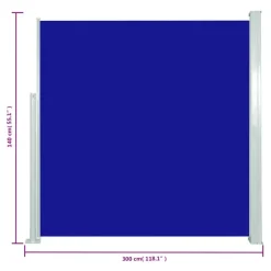 Maison Exclusive Parasols, Voiles D’Ombrage | - Auvent latéral rétractable de patio 117x600 cm noir