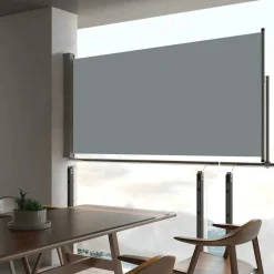 Maison Exclusive - Auvent latéral rétractable de patio 80x300 cm gris Hot