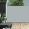 Maison Exclusive Pergolas, Tonnelles, Barnums | - Auvent latéral rétractable de patio 140x500 cm crème