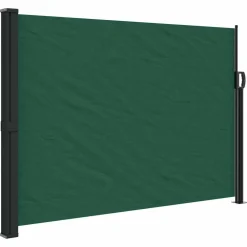 Maison Exclusive Pergolas, Tonnelles, Barnums | - Auvent latéral rétractable vert foncé 140x600 cm