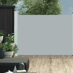 Maison Exclusive - Auvent latéral rétractable de patio 120x500 cm gris Clearance