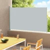 Maison Exclusive Brise-Vues, Bordures Et Dallages | - Auvent latéral rétractable de patio 220x300 cm gris