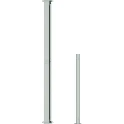 Maison Exclusive Brise-Vues, Bordures Et Dallages | - Auvent latéral rétractable de patio 220x300 cm gris