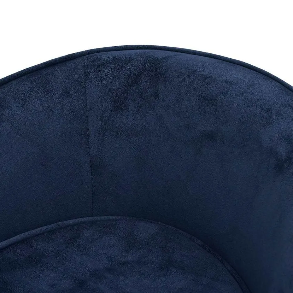 Maison Exclusive Niches, Paniers Et Transports | - Canapé pour chien bleu 69x49x40 cm peluche et similicuir