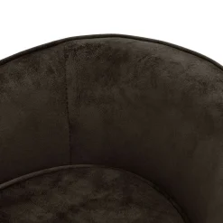 Maison Exclusive Niches, Paniers Et Transports | - Canapé pour chien marron 69x49x40 cm peluche