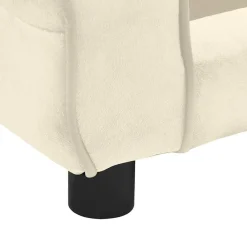 Maison Exclusive Niches, Paniers Et Transports | - Canapé pour chien crème 72x45x30 cm peluche