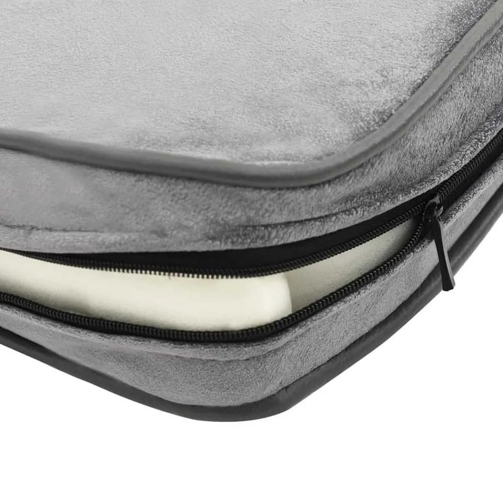 Maison Exclusive Niches, Paniers Et Transports | - Canapé pour chien gris 68x38x38 cm peluche
