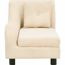 Maison Exclusive - Canapé pour chien avec oreiller crème 83x44x44 cm peluche