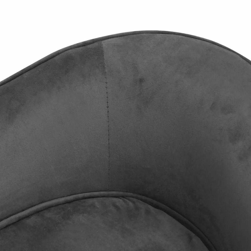 Maison Exclusive Niches, Paniers Et Transports | - Canapé pour chien gris foncé 69x49x40 cm peluche et similicuir