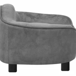 Maison Exclusive - Canapé pour chien gris 67x47x36 cm peluche Sale