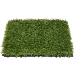 Maison Exclusive Gazons | - Carreaux de gazon artificiel 22 pcs vert 30x30 cm