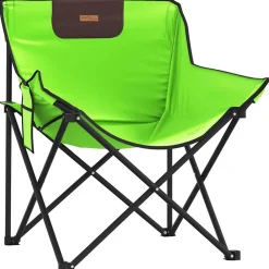Maison Exclusive Tables Et Chaises De Jardin | - Chaise de camping avec poche pliable lot de 2 vert