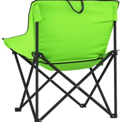 Maison Exclusive Tables Et Chaises De Jardin | - Chaise de camping avec poche pliable lot de 2 vert