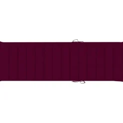 Maison Exclusive Bains De Soleil, Transats Et Hamacs | - Chaise longue avec coussin bordeaux bois de pin imprégné