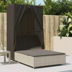 Maison Exclusive Bains De Soleil, Transats Et Hamacs | - Chaise longue de jardin avec coussin bois d'acacia solide