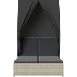 Maison Exclusive Bains De Soleil, Transats Et Hamacs | - Chaise longue de jardin avec coussin bois d'acacia solide