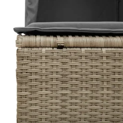 Maison Exclusive Bains De Soleil, Transats Et Hamacs | - Chaise longue de jardin avec coussin bois d'acacia solide