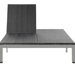 Maison Exclusive Bains De Soleil, Transats Et Hamacs | - Chaise longue avec coussin de tête acier enduit de poudre vert