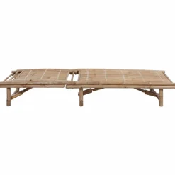 Maison Exclusive Bains De Soleil, Transats Et Hamacs | - Chaise longue de jardin avec coussin bambou