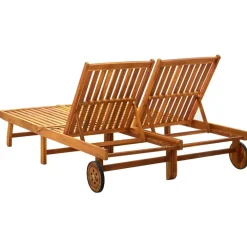 Maison Exclusive Bains De Soleil, Transats Et Hamacs | - Chaise longue avec coussin et table à thé résine tressée bleu