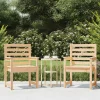 Maison Exclusive Tables Et Chaises De Jardin | - Chaises de jardin lot de 2 60x48x91 cm bois massif de pin