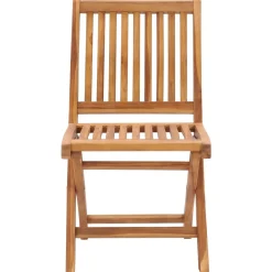 Maison Exclusive Tables Et Chaises De Jardin | - Chaises de jardin empilables avec coussins lot de 6 teck solide