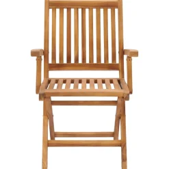 Maison Exclusive Tables Et Chaises De Jardin | - Chaises de jardin lot de 2 et coussins anthracite bois de teck