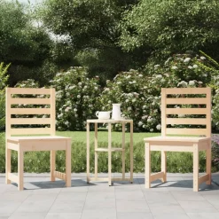 Maison Exclusive Tables Et Chaises De Jardin | - Chaises de jardin lot de 2 50x48x91,5 cm bois massif de pin