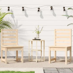 Maison Exclusive Tables Et Chaises De Jardin | - Chaises de jardin lot de 2 50x48x91,5 cm bois massif de pin