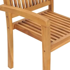 Maison Exclusive Tables Et Chaises De Jardin | - Chaises de jardin lot de 2 avec coussins bleu clair teck massif