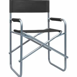 Maison Exclusive Tables Et Chaises De Jardin | - Chaises de metteur en scène lot de 2 acier noir