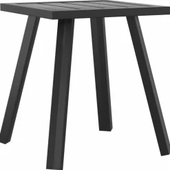 Maison Exclusive Tables Et Chaises De Jardin | - Chaises longues lot de 2 avec table et coussins gris poly rotin