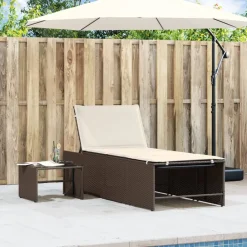 Maison Exclusive Bains De Soleil, Transats Et Hamacs | - Chaises longues lot de 2 taupe bois acacia solide et textilène