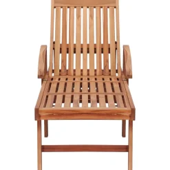 Maison Exclusive - Chaises longues lot de 2 avec table et coussin bois teck solide Discount