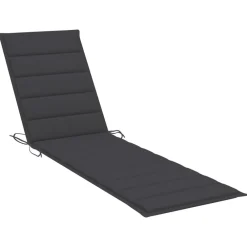 Maison Exclusive - Chaises longues lot de 2 avec table et coussin bois teck solide Discount