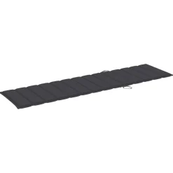 Maison Exclusive - Chaises longues lot de 2 avec table et coussin bois teck solide Discount