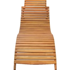 Maison Exclusive Bains De Soleil, Transats Et Hamacs | - Chaises longues lot de 2 avec coussins bois d'acacia solide